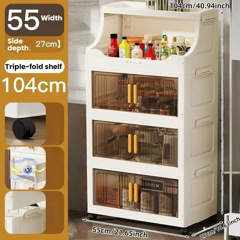 boîtes rangement blanc moderne roulettes porte tiroir compartiments transparents facile