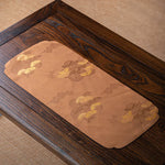 tapisserie table papillons dorés fleurs classique noir vert rouge beige marronclair