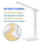 lampe led rechargeable blanc moderne interrupteur tactile charge usb chambre étudiante lecture