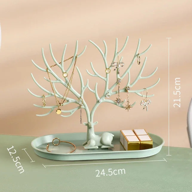 support bijoux arbre branches naturelles clips boucles oreilles bracelets colliers pendentifs montres moderne minimaliste