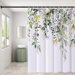 rideau douche moderne transparent rose aimants lestés blanc gris respectueux environnement