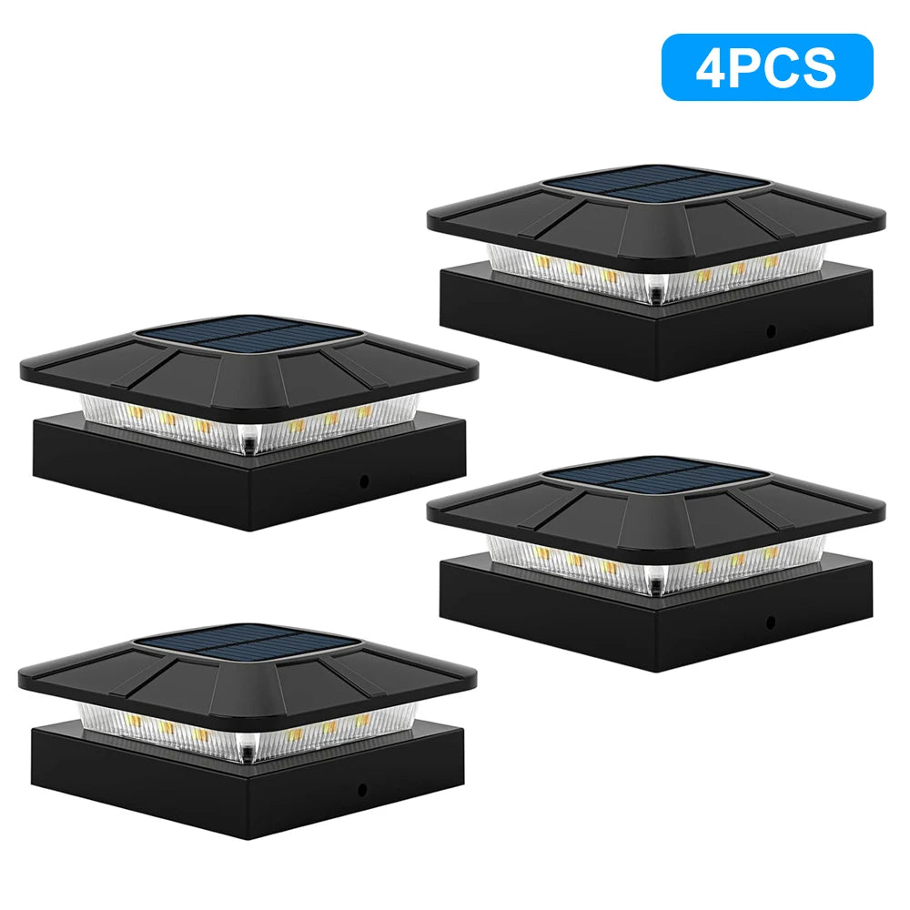 lampe solaire éclairage extérieur ip65 led noir moderne détecteur mouvement autonomie