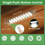 barre lumineuse led 36 diodes blanc 6000k adhésif vis éclairage intérieur moderne camping car