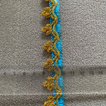rubans brodés dorés classiques noir rouge or argent vert bleu mariage décoration intérieure artisanat
