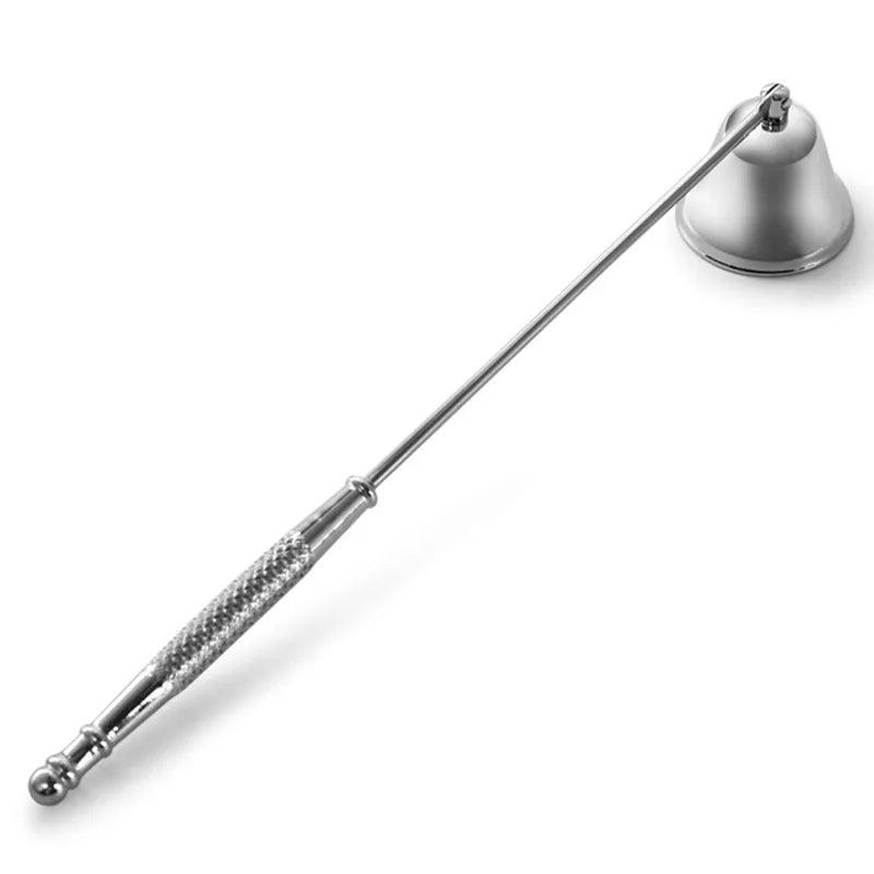 couvercle eteignoir bougie forme cloche métal noir doré argent moderne décor spa yoga aromathérapie