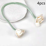 boucles rideau fleurs artificielles couleurs vives moderne adhésif inclusion rubans soutien