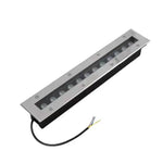éclairage led souterrain moderne argenté noir ip68 24w 3000k 4000k 6000k aluminium flux2492000