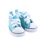 chaussures bébé violet noir blanc rouge bleu jaune toile coton classique lacets 5cm