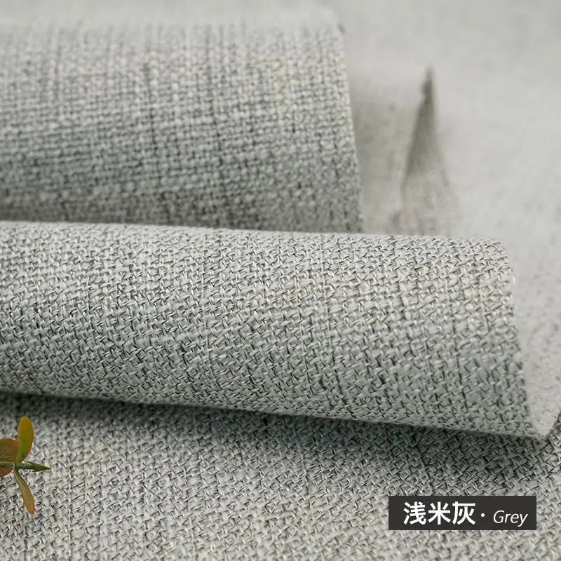 tissu maison coton lin résistant gris rose bleu texture moderne 100x150cm 350g/m