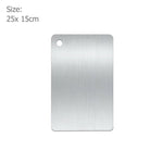 planches découper acier inoxydable moderne polyvalentes antibactériennes double face facile nettoyer lisse brossée versatile