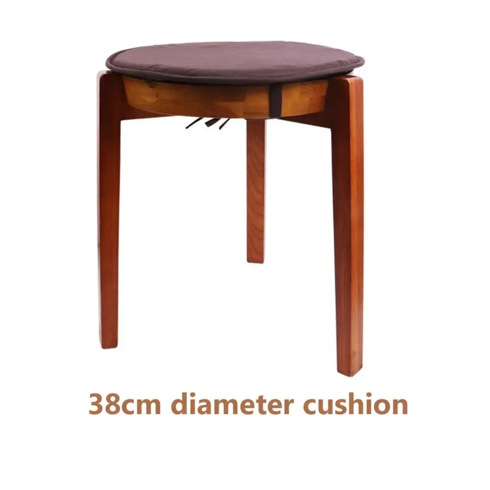 coussin chaise rond moderne rubans fixation siège maison jardin intérieur