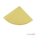 serviette pva jaune clair moderne unie légèrement plissée absorbante 30cm unique