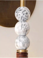 lampe murale moderne élégante bronze marbre finition métallique blanc gris noir