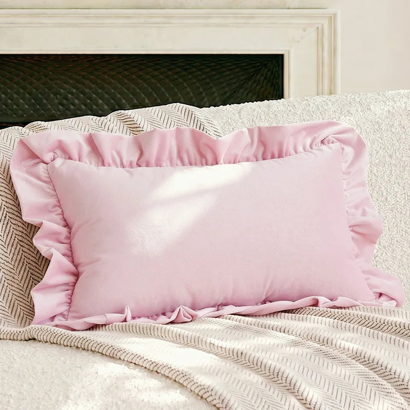 housse coussin fleurs jaunes polyester nordic moderne décoration canapé maison voiture 45x45cm 30x50cm