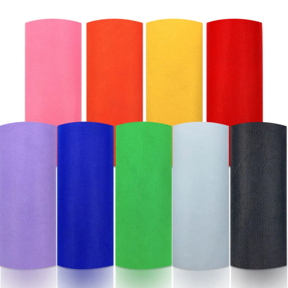 rubans tulle multicolores tissu filet décoration festive costume scène bricolage rapide respirant