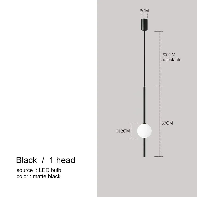 suspension sphérique moderne opaque blanc chambre salon led 249 2000 lumens pendentif