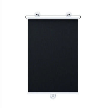 rideau enroulable noir tissu moderne ventouse 40x60cm 40x125cm 45x125cm