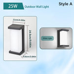 lampes murales led modernes minimalistes intérieures extérieures noir blanc opaques