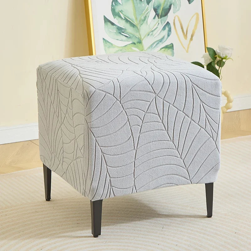 Housse fauteuil velours beige clair moderne canapé place lavable machine restaurant
