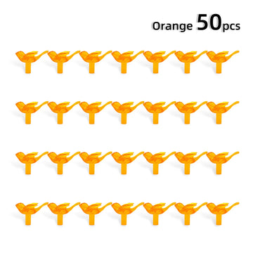 remplacement oiseaux stylisés violet orange vert bleu artisanal 50 pièces translucent decoration festive craft