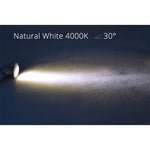spot led intérieur moderne 1w noir blanc argent 20mm 12v 265v led driver