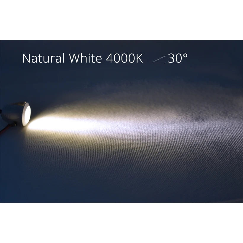 spot led intérieur moderne 1w noir blanc argent 20mm 12v 265v led driver