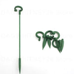 supports plantes tiges vertes modernes 17cm 27cm 37cm 48cm eyelets plastique minimalistes