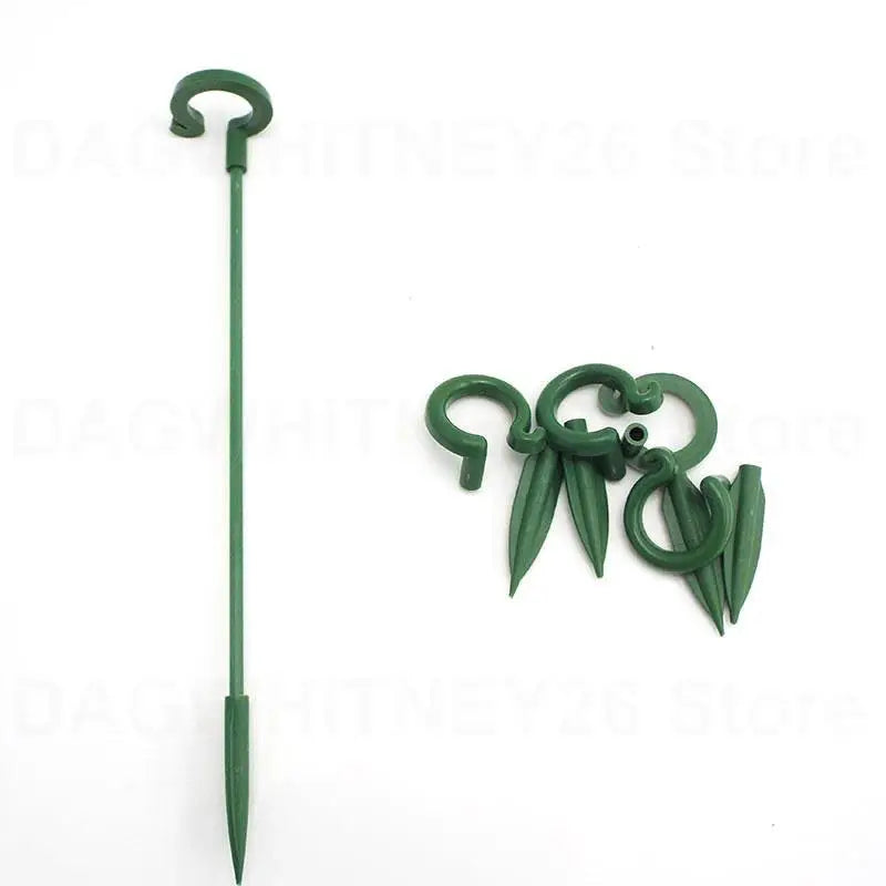 supports plantes tiges vertes modernes 17cm 27cm 37cm 48cm eyelets plastique minimalistes