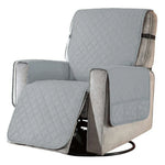 housse fauteuil moderne quilted vert gris beige antidérapante poche sécurité 100 polyestèreversible accueil