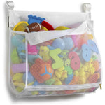 organisateur suspendu jouets bain blanc maille trous fixe tringle enfantins canards lettres plastique