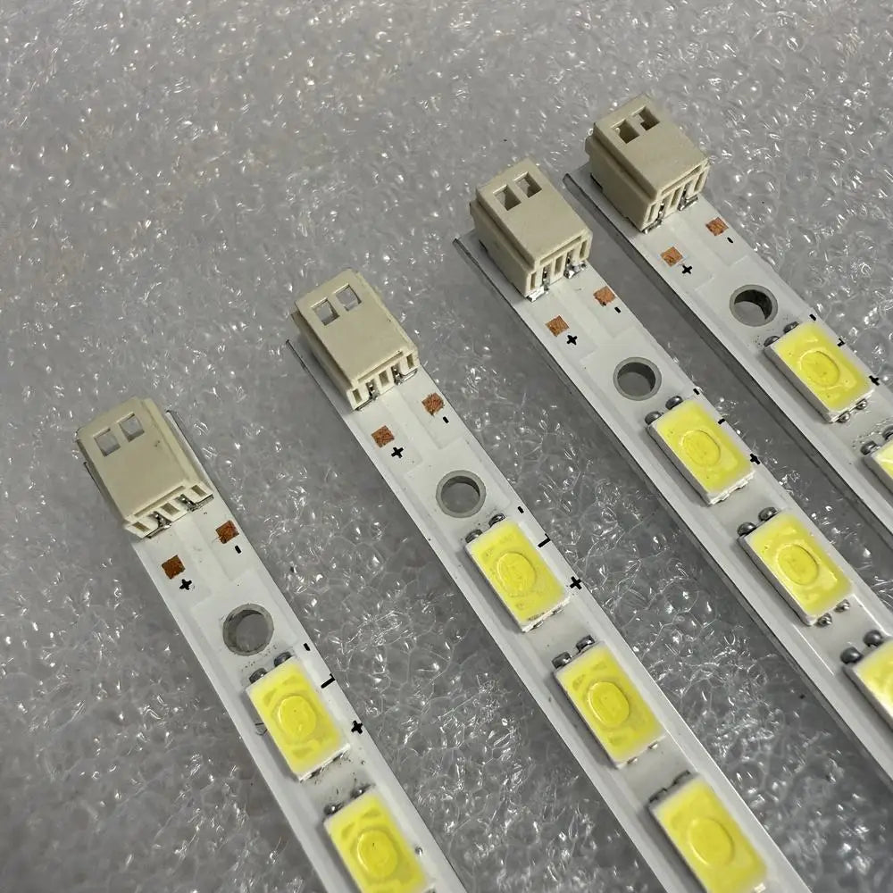 ruban led blanc jaune carré moderne clips bouton fixation télévision samsung 40cm