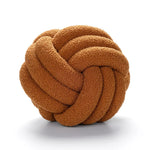 coussin rond pelucheux moderne couleur bleu marine lavable 28cm 28cm