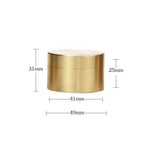boîte thé dorée moderne boîte thé scellée étanche rangement capsules thé noir