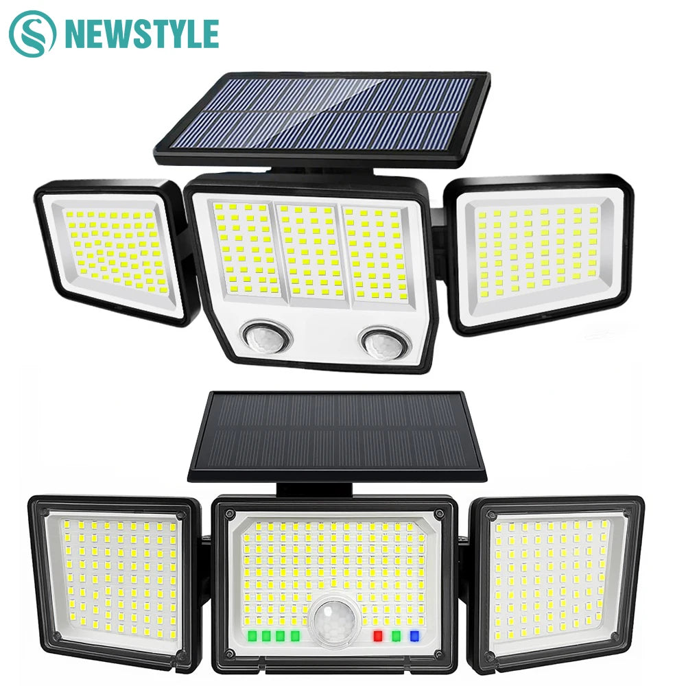 projecteurs solaires extérieurs détecteur mouvement led noir blanc contemporains étanches adhésifs