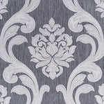 nappe décorative élégante motif floral marron beige doré tissu brodé relief maison runner table