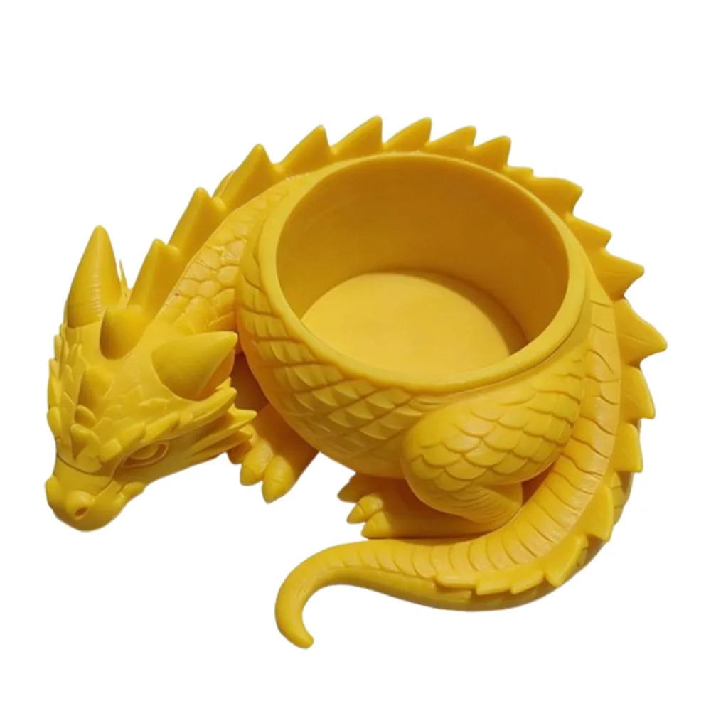 porte bijoux dragon éclaté blanc noir rouge gris jaune fantaisie articulé