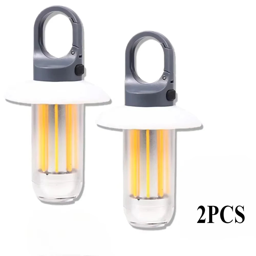 lampe poche portable led rechargeable blanc noir jaune doré transparent bandes vertes moderne compact