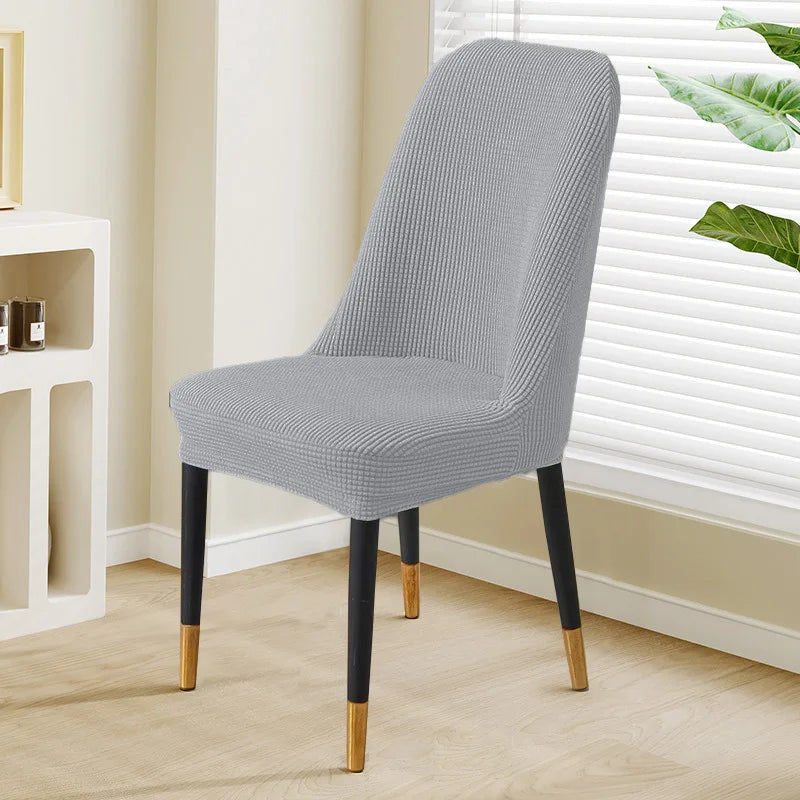 housse chaise tissu carreaux blanc gris moderne adhésif polyestre extérieur adaptable diverse utilisation
