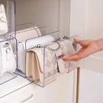 support rangement transparent moderne adhésif porte sacs porte livres cahiers notes armoire respectueux environnement