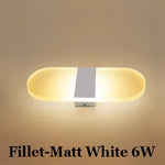 lampe murale moderne led blanc noir doré rectangulaire carré ovale mur fixe éclairage maison