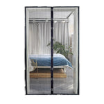 rideau moustiquaire noir maille fine 100cm 210cm moderne porte protection anti moustiques