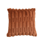 housse coussin velours orange moderne franges tissu polyester coton carré décoration intérieur voiture 30x50cm