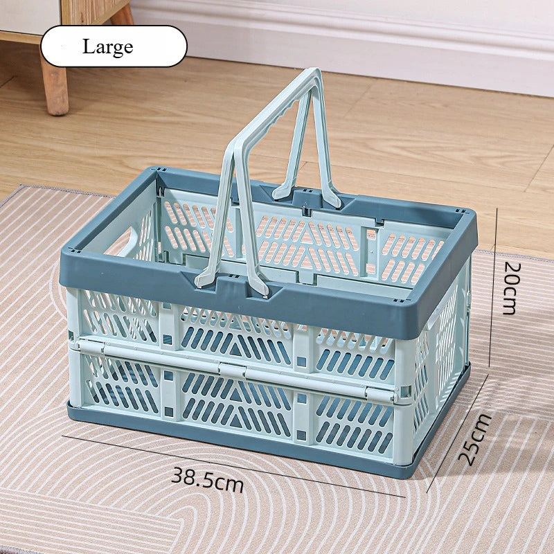 panier pliable multifonctionnel gris rose clair utilisation multiple respectueux environnement picnique shopping pliable moderne