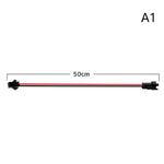 câble électrique blanc orange noir connecteur broches moderne plantation led lumière
