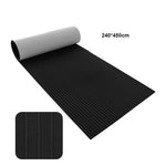 tapis sol antidérapant mousse eva noir rayures verticales moderne surf 240cm 450cm