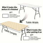 nappe table moderne motif floral bleu jaune beige coton polyester salle manger