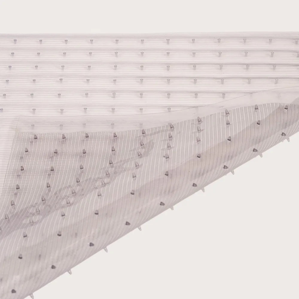 protection carrelage tapis vinyle texturé gris moderne minimaliste rouleau