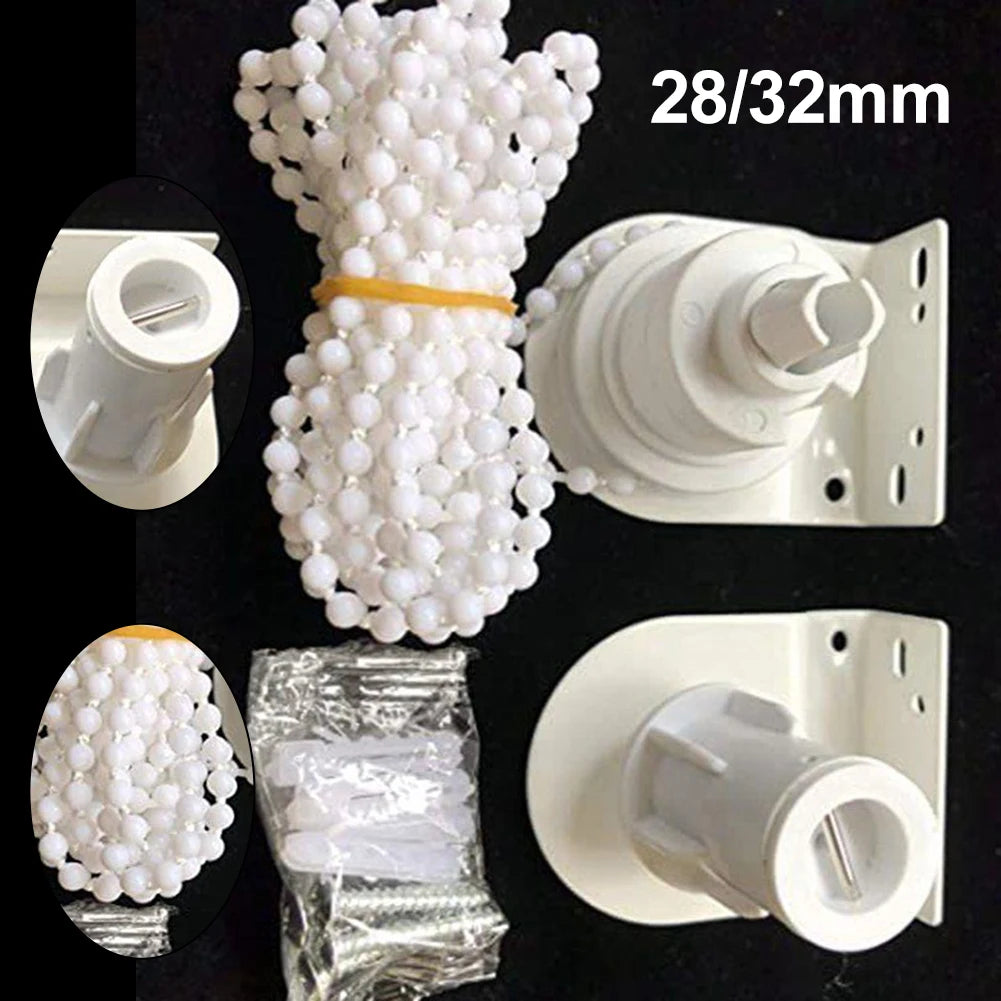 chaîne blanc support mural pince rideau moderne accessoire fenêtre qualité robuste métal 3mètres 4.5mm