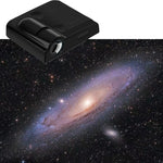 projecteur led rectangle noir lentille centrale moderne veilleuse atmosphères projection étoiles planètes chambre enfants