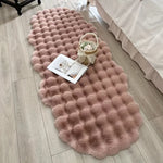 tapis blanc moderne peluche douce imitation fourrure salon chambre décoration maison